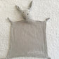 PERSONALISED BUNNY BABY COMFORTER GREY