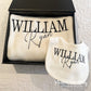 PERSONALISED COTTON BABY BLANKET & BIB GIFT SET